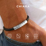 Emrys CHIARA Bracelet Real Leather Gelang Kulit Pria dan Wanita
