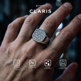 Emrys Premium Ring CLARIS Real Titanium Anti Karat Cincin  Pria Wanita