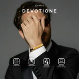 Emrys DEVOTIONE Real Leather Gelang Kulit Asli Pria Wanita