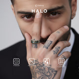 Emrys HALO Premium Ring Cincin Titanium Pria Wanita