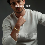 Emrys Premium HAWKINS Real Titanium GELANG Anti Karat Pria Wanita