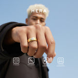 Emrys Premium Ring HERA Real Titanium Anti Karat Cincin Titanium Pria Wanita