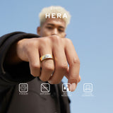 Emrys Premium Ring HERA Real Titanium Anti Karat Cincin Titanium Pria Wanita