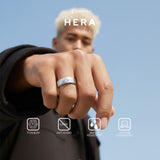 Emrys Premium Ring HERA Real Titanium Anti Karat Cincin Titanium Pria Wanita