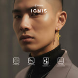 Emrys IGNIS ANTING Tindik Titanium Anti Karat Pria dan Wanita