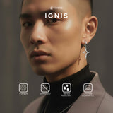 Emrys IGNIS ANTING Tindik Titanium Anti Karat Pria dan Wanita