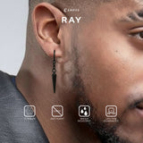 Emrys RAY ANTING Jepit Titanium Anti Karat Pria dan Wanita