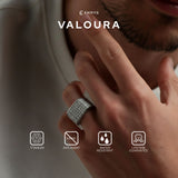 Emrys VALOURA Premium Ring Cincin Titanium Pria Wanita