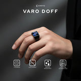 Emrys Premium Ring VARO DOFF Real Titanium Anti Karat Cincin Titanium Pria Wanita