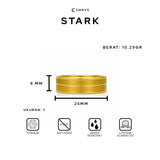 Emrys STARK Premium Ring Cincin Titanium Pria Wanita