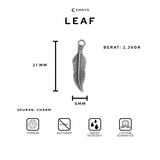 Emrys LEAF ANTING Jepit Titanium Anti Karat Pria dan Wanita