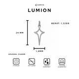 Emrys LUMION Jepit Tindik Titanium Anti Karat Pria dan Wanita