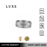 Emrys Premium Ring LUXE  Real Titanium Anti Karat Cincin Pria Wanita