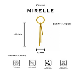 Emrys MIRELLE ANTING Jepit Titanium Anti Karat Pria dan Wanita