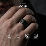 Emrys Premium Ring VOID Real Titanium Anti Karat Cincin Titanium Pria Wanita