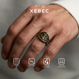 Emrys XEBEC Premium Ring Cincin Titanium Pria Wanita