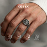 Emrys XEBEC Premium Ring Cincin Titanium Pria Wanita
