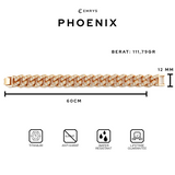 Emrys Necklace PHOENIX Kalung Rantai Alloy Pria dan Wanita