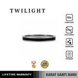 Emrys Simple Ring TWILIGHT Real Titanium Anti Karat Cincin Titanium Pria Wanita