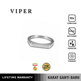 Emrys VIPER Ring Real Titanium Anti Karat Cincin Pria Wanita