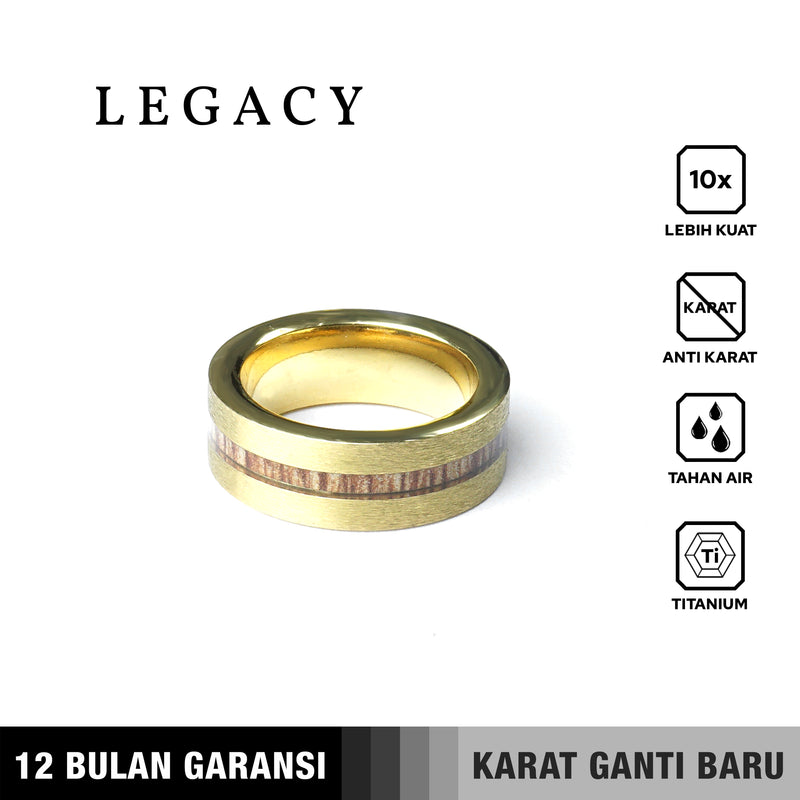 Emrys LEGACY Premium Ring Cincin Titanium Pria Wanita