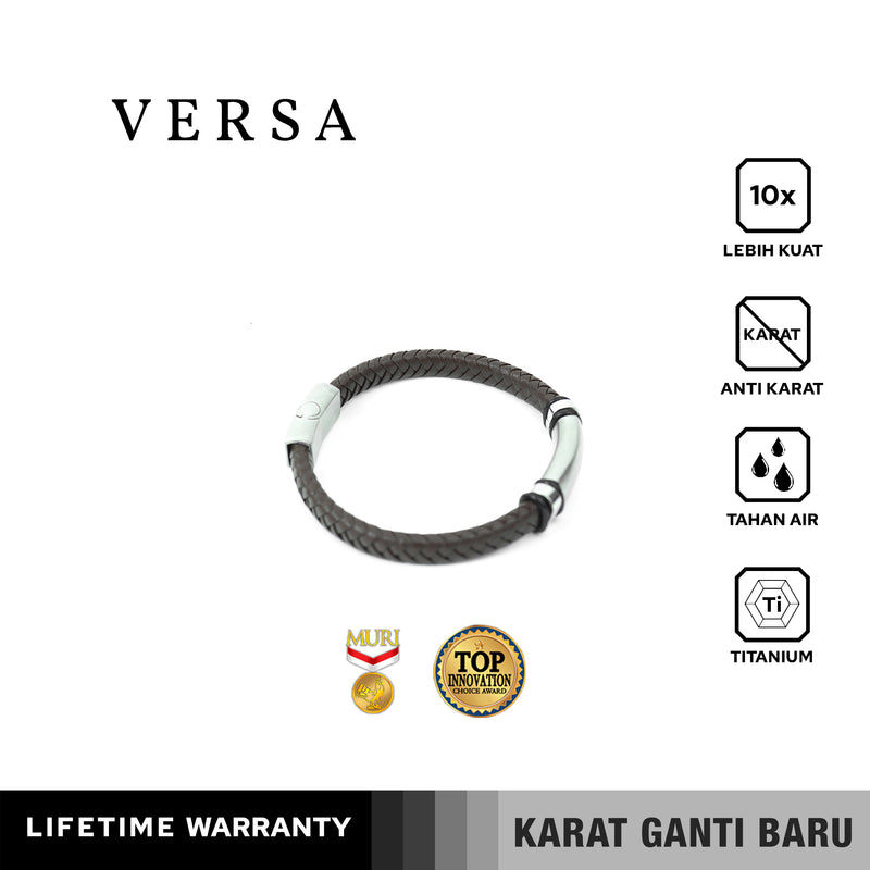 Emrys VERSA Bracelet Real Leather Gelang Kulit Pria Wanita