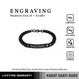 EMRYS Aksesoris Titanium Grafir Laser – Pilihan Cincin, Liontin & Gelang | Gratis Grafir Nama, Logo & Foto