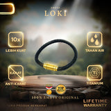 Emrys LOKI Bracelet Real Leather Anti karat Gelang Kulit Pria Wanita
