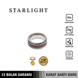 Emrys STARLIGHT Premium Ring Cincin Titanium Pria Wanita