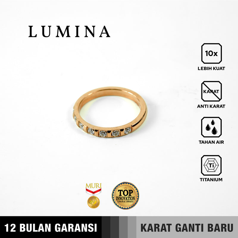 Emrys Ring LUMINA Anti Karat Cincin Titanium Wanita
