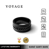Emrys VOYAGE Premium Ring Cincin Titanium Pria Wanita