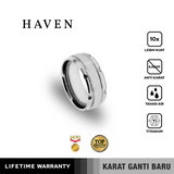 Emrys HAVEN Premium Ring Cincin Titanium Pria Wanita