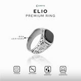 Emrys ELIO Premium Ring Cincin Titanium Pria Wanita Anti Karat Tahan Air
