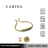 Emrys Premium CARINA Real Titanium GELANG Anti Karat Pria Wanita