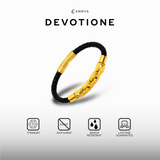 Emrys DEVOTIONE Real Leather Gelang Kulit Asli Pria Wanita