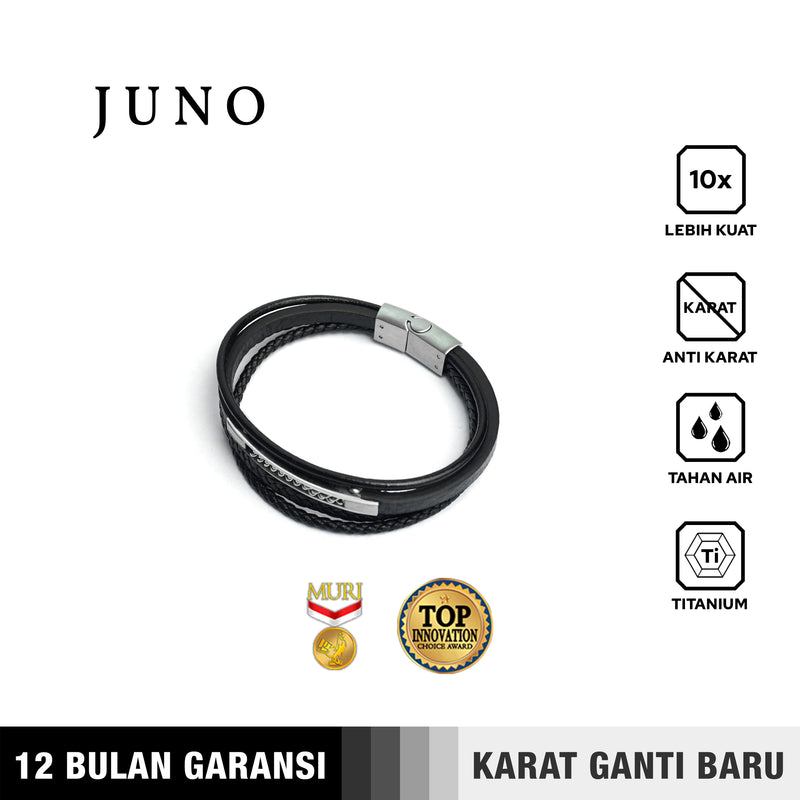 Emrys JUNO Bracelet Real Leather Gelang Kulit Pria dan Wanita
