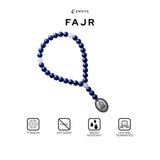 Emrys Premium FAJR Prayer Beads Real Stone Tasbih Batu 33 Butir + LAFADZ ALLAH OVAL