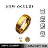 Emrys Couple Ring Set Valentwins NEW OCULUS + IRIS Premium Cincin Couple Titanium Pria Wanita FREE Ukir Nama