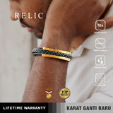 Emrys RELIC Bracelet Real Leather Gelang Kulit Pria Wanita