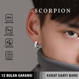 Emrys SCORPION Anting Jepit TITANIUM Anti Karat Pria dan Wanita