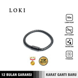 Emrys LOKI Bracelet Real Leather Anti karat Gelang Kulit Pria Wanita