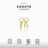Emrys CANUTE ANTING Jepit Titanium Anti Karat Pria dan Wanita
