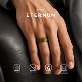 Emrys Premium Ring ETERNUM Real Titanium Anti Karat Cincin Titanium Pria Wanita