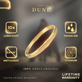 Emrys Premium Bracelet DUNE Real Anti Karat Gelang Titanium Pria dan Wanita