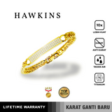 Emrys Premium HAWKINS Real Titanium GELANG Anti Karat Pria Wanita