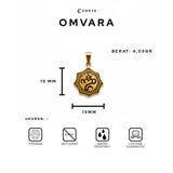 Emrys Liontin Set OMVARA Real Titanium Anti Karat Kalung Liontin Titanium Pria Wanita