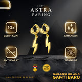 Emrys ASTRA Anting Tindik TITANIUM Anti Karat Pria dan Wanita