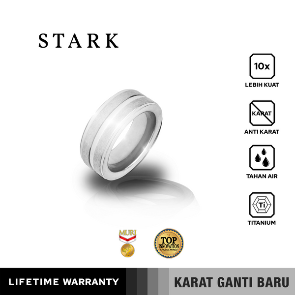 Emrys STARK Premium Ring Cincin Titanium Pria Wanita