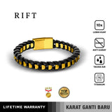 Emrys RIFT Bracelet Real Leather Gelang Kulit Pria Wanita