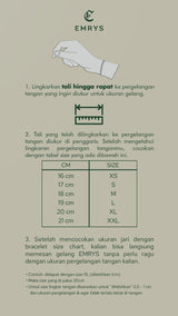 Emrys Premium MADEEN GEN II Real Titanium GELANG Anti Karat Pria Wanita